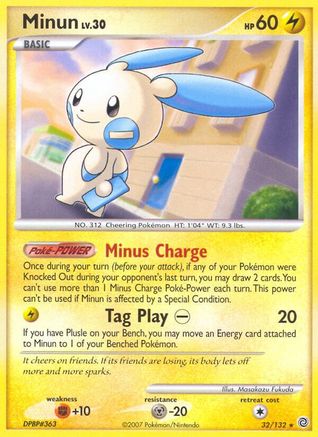 Image of Minun (32/132) [Diamond & Pearl: Secret Wonders]