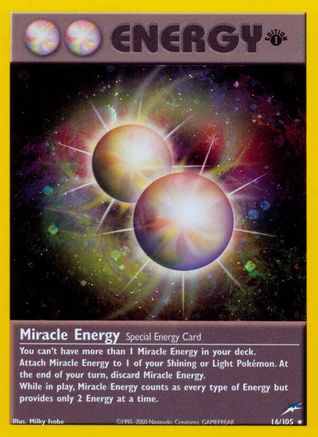 Image of Miracle Energy (16/105) [Neo Destiny 1st Edition]