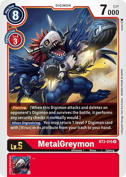 Image of MetalGreymon [BT3-015] [Release Special Booster Ver.1.5]