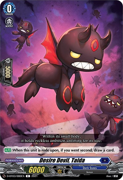 Image of Desire Devil, Taida (D-BT03/080EN) [Advance of Intertwined Stars]