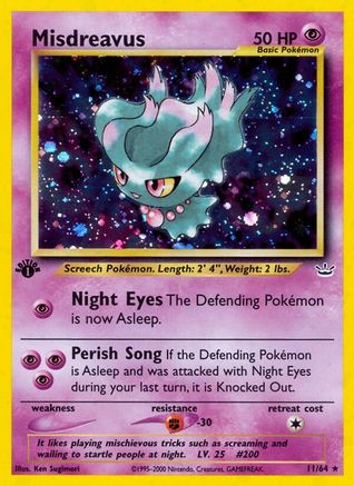Image of Misdreavus (11/64) [Neo Revelation 1st Edition]