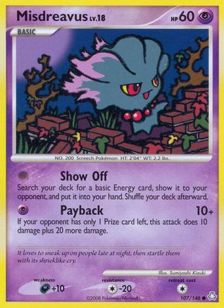 Image of Misdreavus (107/146) [Diamond & Pearl: Legends Awakened]