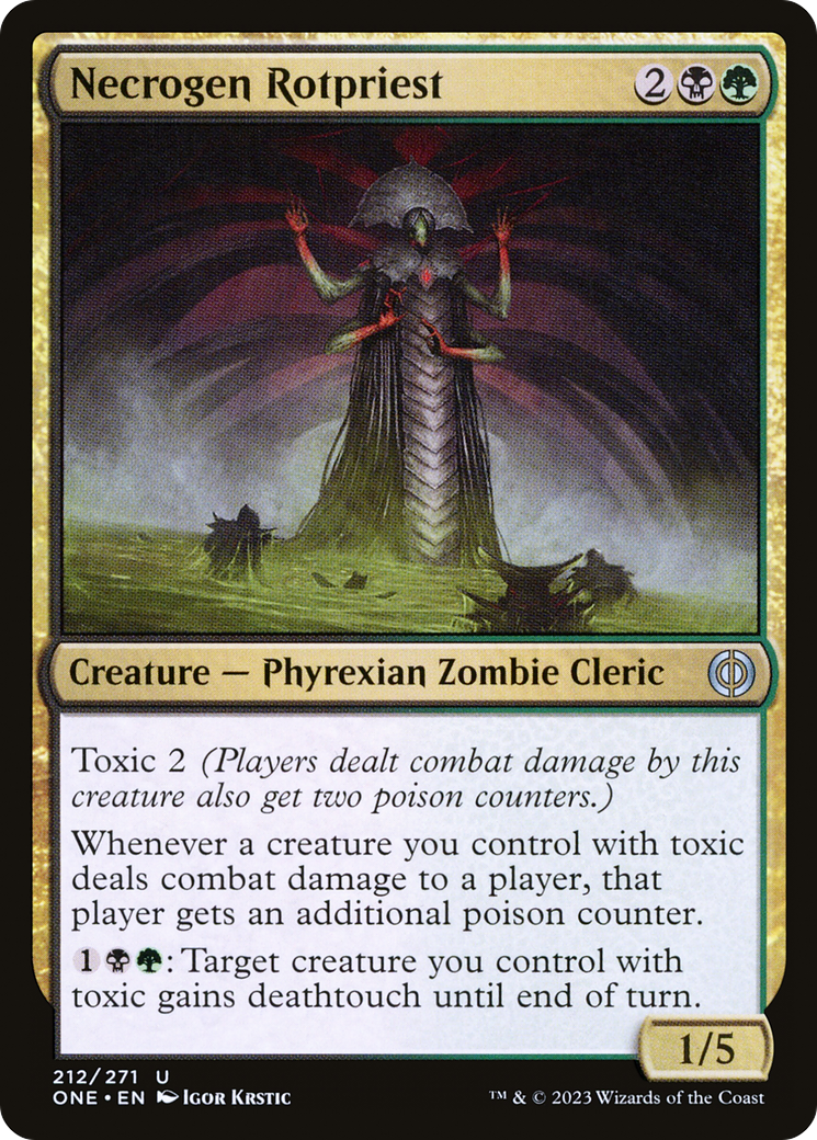 Image of Necrogen Rotpriest [Phyrexia: All Will Be One]