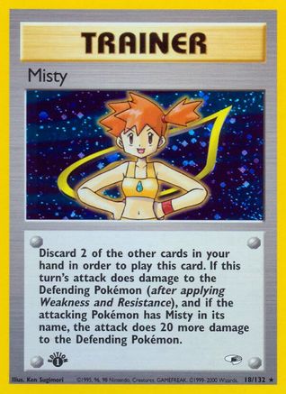 Image of Misty (18/132) [Gym Heroes 1st Edition]