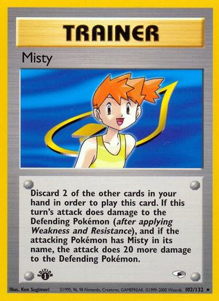 Image of Misty (102/132) [Gym Heroes 1st Edition]