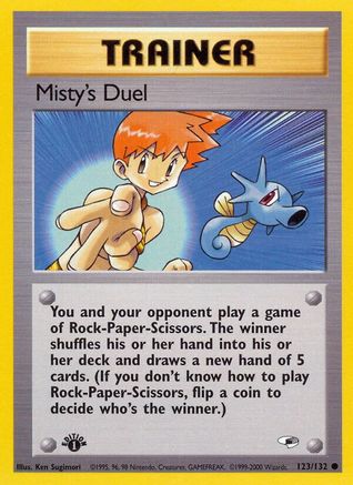 Image of Misty's Duel (123/132) [Gym Heroes 1st Edition]