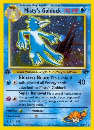 Image of Misty's Golduck (12/132) [Gym Challenge 1st Edition]