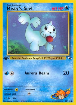 Image of Misty's Seel (88/132) [Gym Heroes 1st Edition]