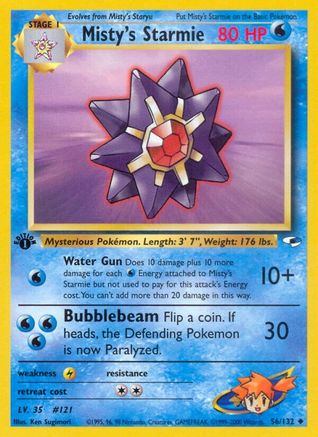 Image of Misty's Starmie (56/132) [Gym Heroes 1st Edition]