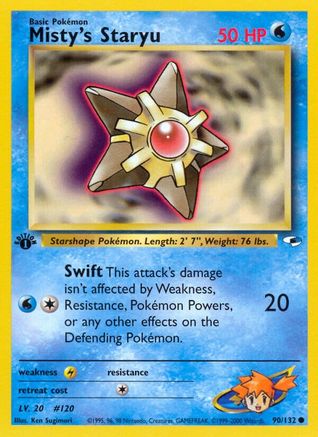 Image of Misty's Staryu (90/132) [Gym Heroes 1st Edition]