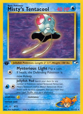 Image of Misty's Tentacool (32/132) [Gym Heroes 1st Edition]