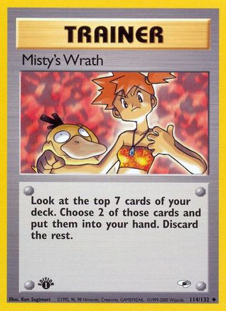 Image of Misty's Wrath (114/132) [Gym Heroes 1st Edition]
