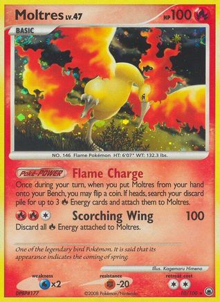 Image of Moltres (10/100) [Diamond & Pearl: Majestic Dawn]