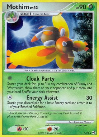 Image of Mothim (6/99) [Platinum: Arceus]