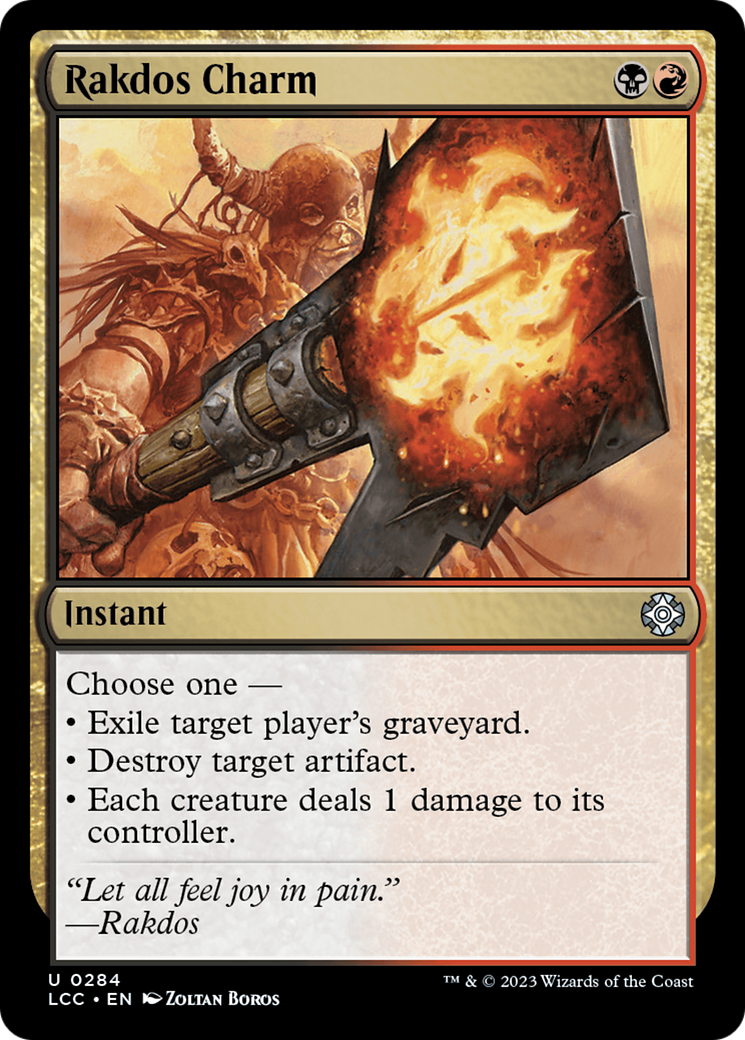 Image of Rakdos Charm [The Lost Caverns of Ixalan Commander]