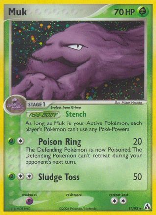 Image of Muk (11/92) (Stamped) [EX: Legend Maker]