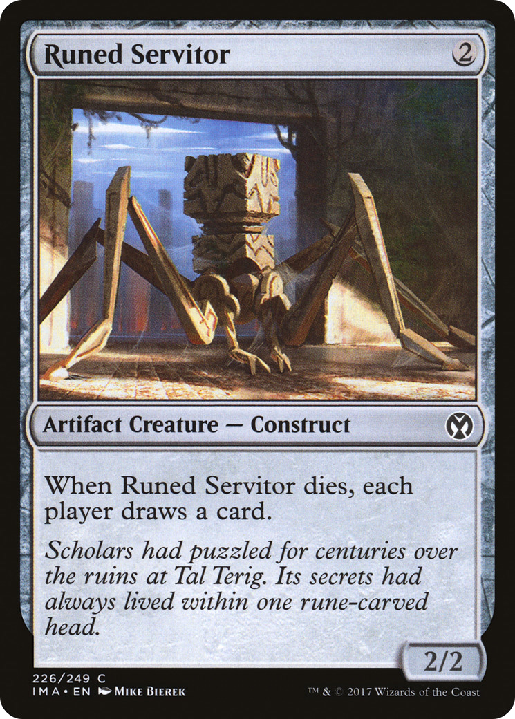 Image of Runed Servitor [Iconic Masters]