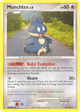 Image of Munchlax (33/130) [Diamond & Pearl: Base Set]
