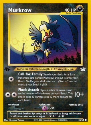 Image of Murkrow (46/64) [Neo Revelation 1st Edition]