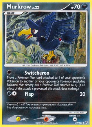 Image of Murkrow (72/147) [Platinum: Supreme Victors]