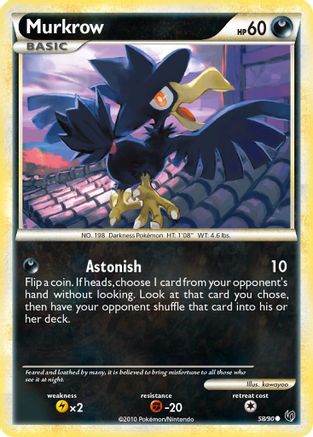 Image of Murkrow (58/90) [HeartGold & SoulSilver: Undaunted]