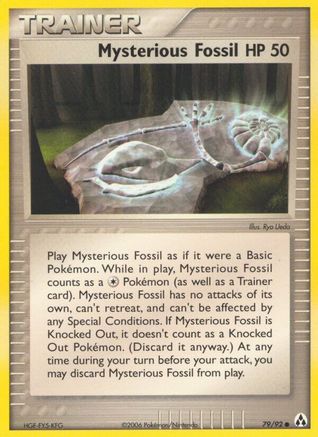 Image of Mysterious Fossil (79/92) (Stamped) [EX: Legend Maker]