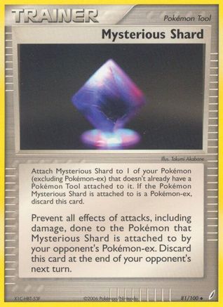 Image of Mysterious Shard (81/100) (Stamped) [EX: Crystal Guardians]