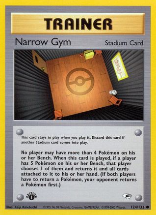 Image of Narrow Gym (124/132) [Gym Heroes 1st Edition]