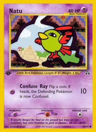 Image of Natu (59/75) [Neo Discovery 1st Edition]