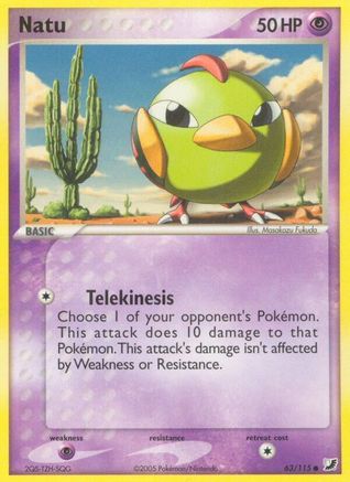 Image of Natu (63/115) (Stamped) [EX: Unseen Forces]