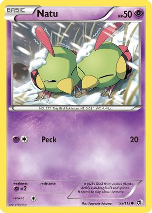 Image of Natu (55/113) [Black & White: Legendary Treasures]