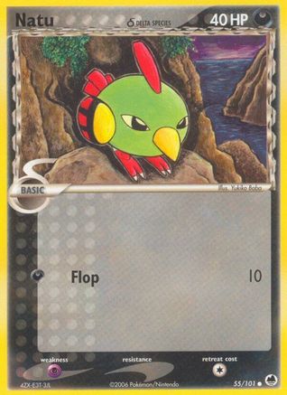 Image of Natu (55/101) (Delta Species) (Stamped) [EX: Dragon Frontiers]