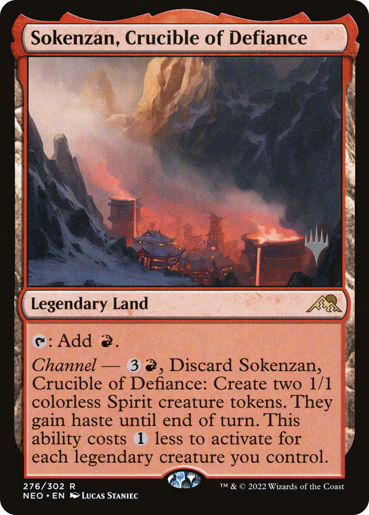 Image of Sokenzan, Crucible of Defiance (Promo Pack) [Kamigawa: Neon Dynasty Promos]