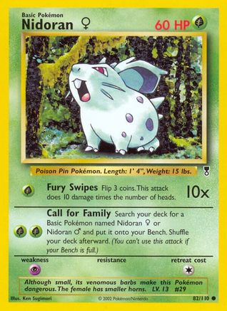 Image of Nidoran (82/110) (Female) [Legendary Collection]