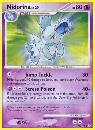 Image of Nidorina (73/111) [Platinum: Rising Rivals]