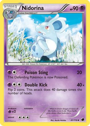 Image of Nidorina (41/116) [Black & White: Plasma Freeze]