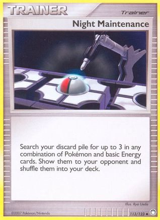 Image of Night Maintenance (113/123) [Diamond & Pearl: Mysterious Treasures]