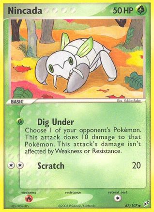 Image of Nincada (67/107) (Stamped) [EX: Deoxys]