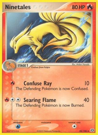 Image of Ninetales (38/106) (Stamped) [EX: Emerald]