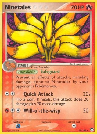 Image of Ninetales (19/108) [EX: Power Keepers]