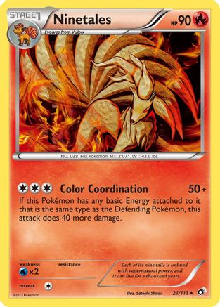 Image of Ninetales (21/113) [Black & White: Legendary Treasures]