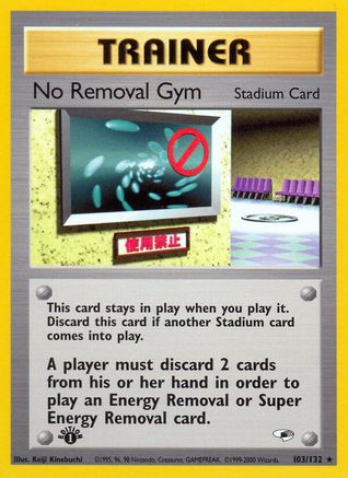 Image of No Removal Gym (103/132) [Gym Heroes 1st Edition]