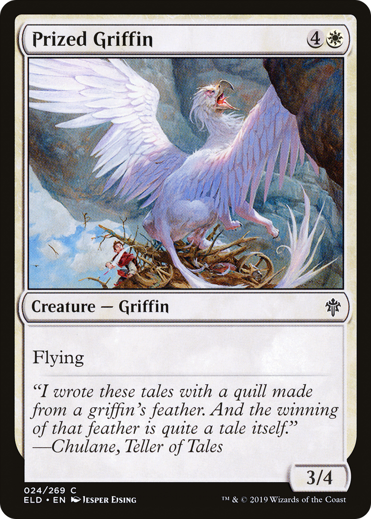 Image of Prized Griffin [Throne of Eldraine]