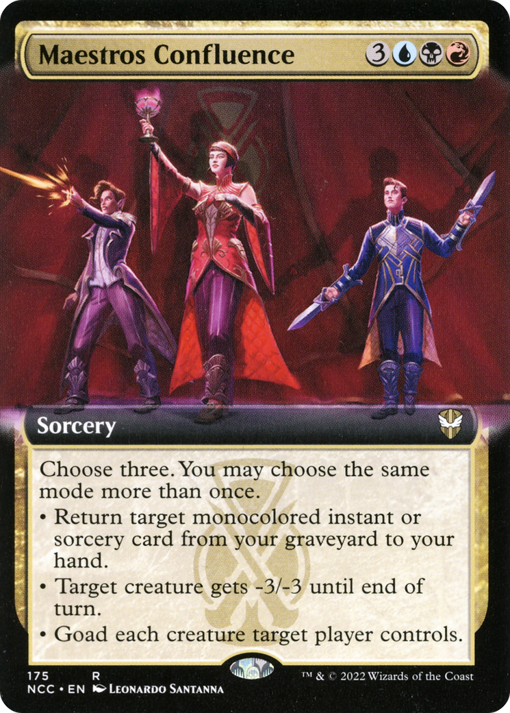 Image of Maestros Confluence (Extended Art) [Streets of New Capenna Commander]