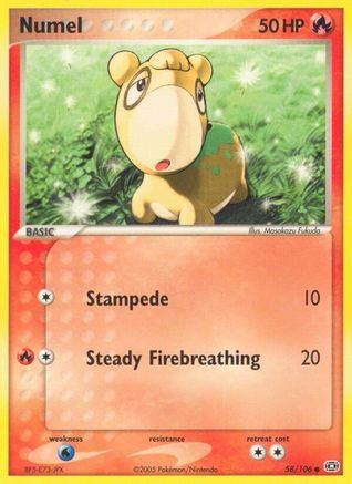 Image of Numel (58/106) (Stamped) [EX: Emerald]