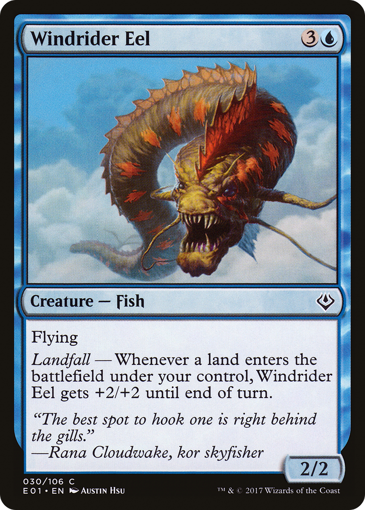 Image of Windrider Eel [Archenemy: Nicol Bolas]