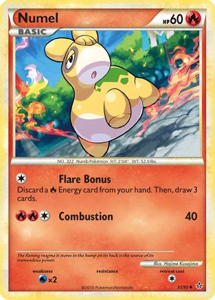 Image of Numel (35/95) [HeartGold & SoulSilver: Unleashed]