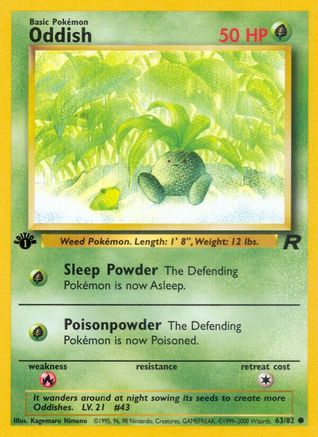 Image of Oddish (63/82) [Team Rocket 1st Edition]