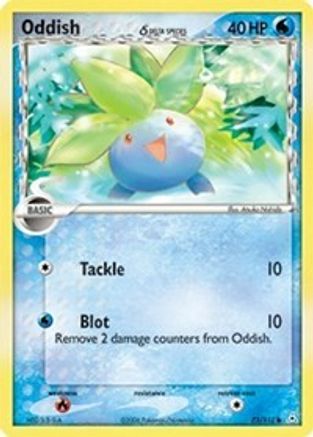 Image of Oddish (73/110) (Delta Species) (Stamped) [EX: Holon Phantoms]