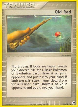 Image of Old Rod (78/101) (Stamped) [EX: Dragon Frontiers]